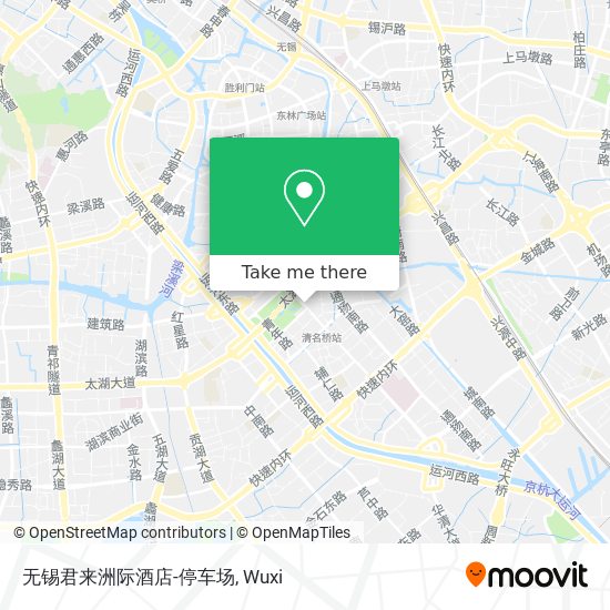 无锡君来洲际酒店-停车场 map