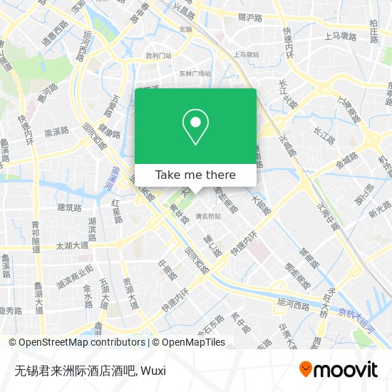 无锡君来洲际酒店酒吧 map