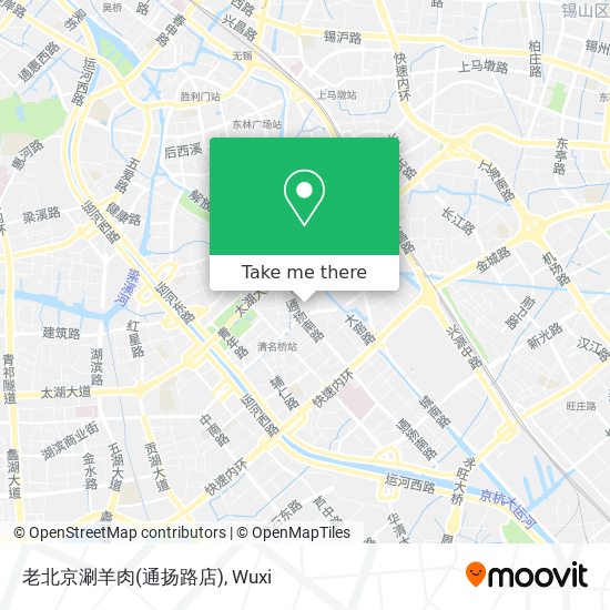 老北京涮羊肉(通扬路店) map