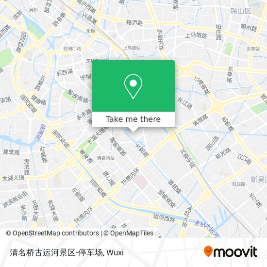 清名桥古运河景区-停车场 map