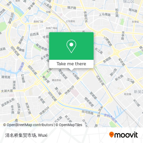 清名桥集贸市场 map