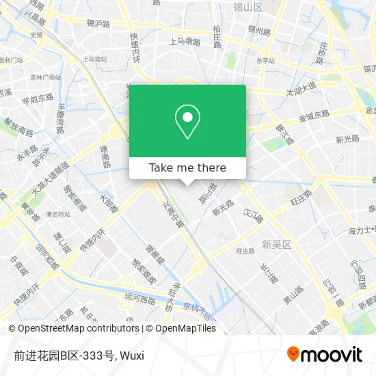 前进花园B区-333号 map