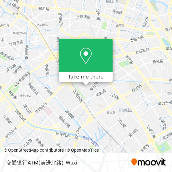 交通银行ATM(前进北路) map