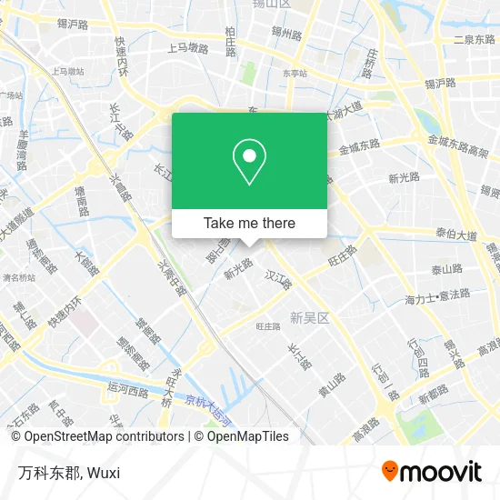 万科东郡 map