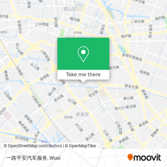 一路平安汽车服务 map