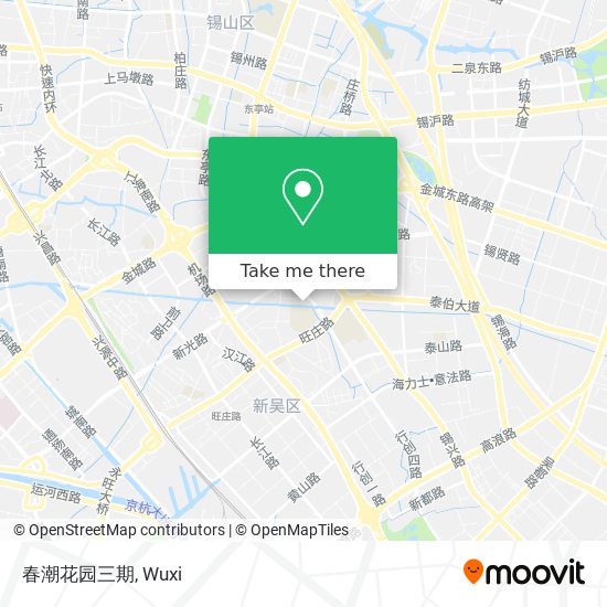 春潮花园三期 map