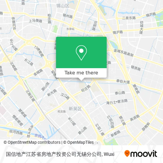 国信地产江苏省房地产投资公司无锡分公司 map