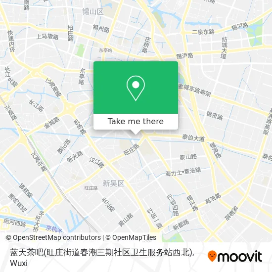 蓝天茶吧(旺庄街道春潮三期社区卫生服务站西北) map