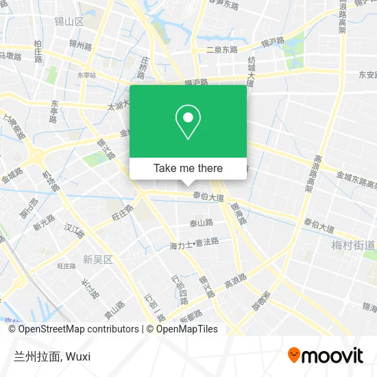 兰州拉面 map