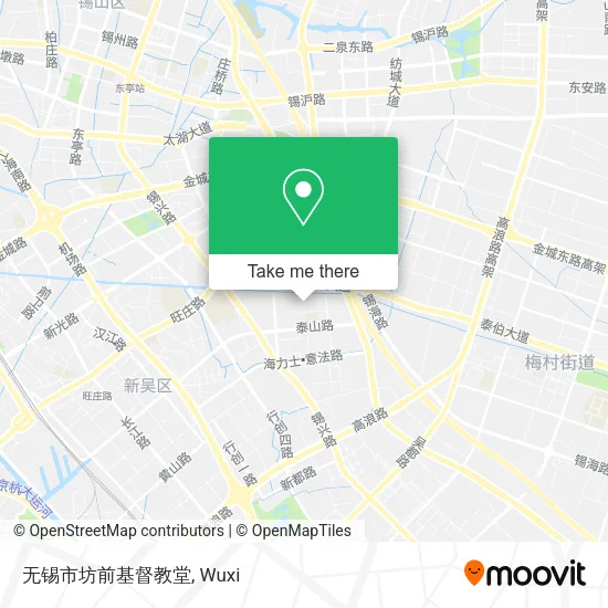 无锡市坊前基督教堂 map