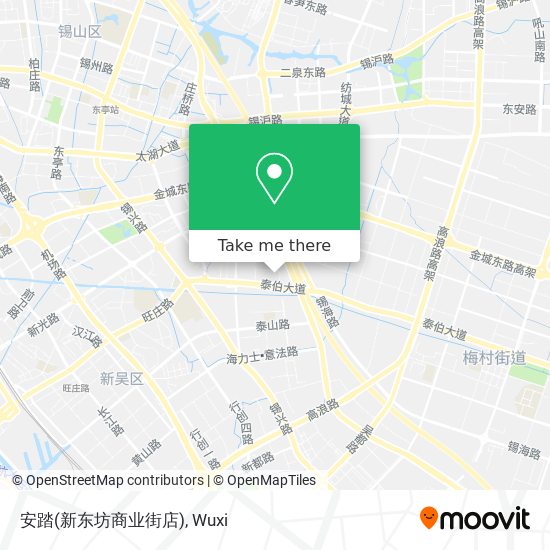 安踏(新东坊商业街店) map