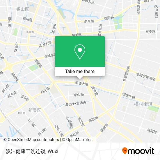 澳洁健康干洗连锁 map