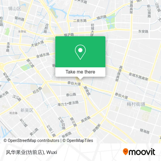 风华果业(坊前店) map