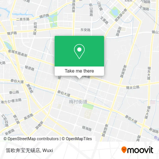 笛欧奔宝无锡店 map