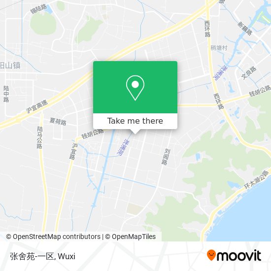 张舍苑-一区 map