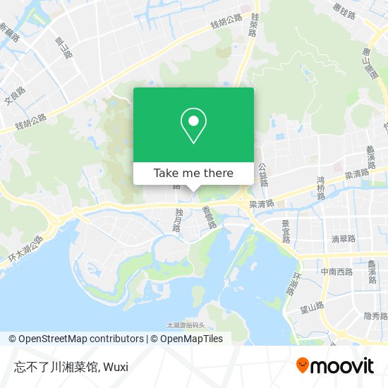 忘不了川湘菜馆 map
