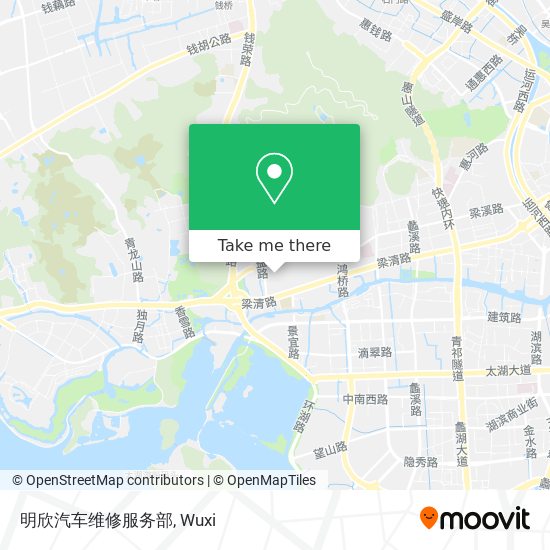 明欣汽车维修服务部 map