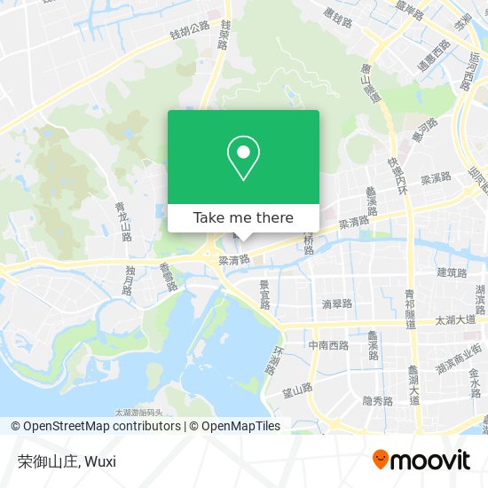 荣御山庄 map