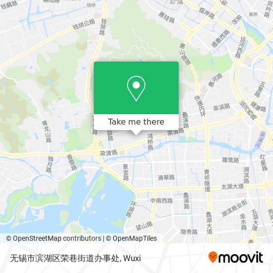 无锡市滨湖区荣巷街道办事处 map
