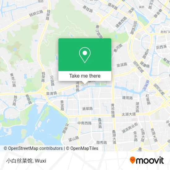 小白丝菜馆 map