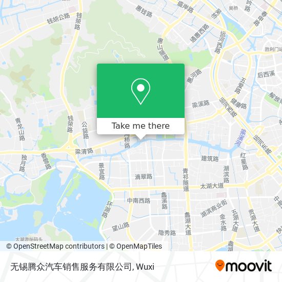 无锡腾众汽车销售服务有限公司 map