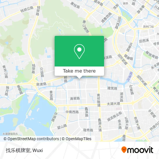 找乐棋牌室 map