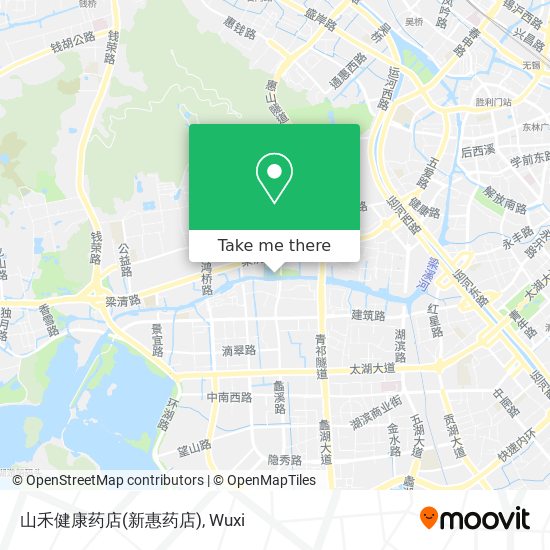 山禾健康药店(新惠药店) map