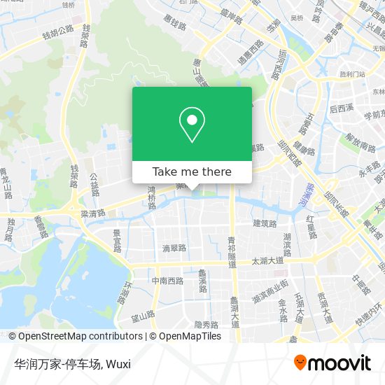 华润万家-停车场 map