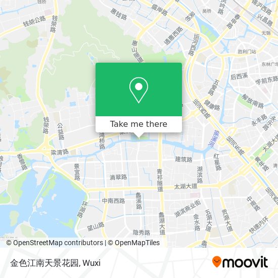 金色江南天景花园 map