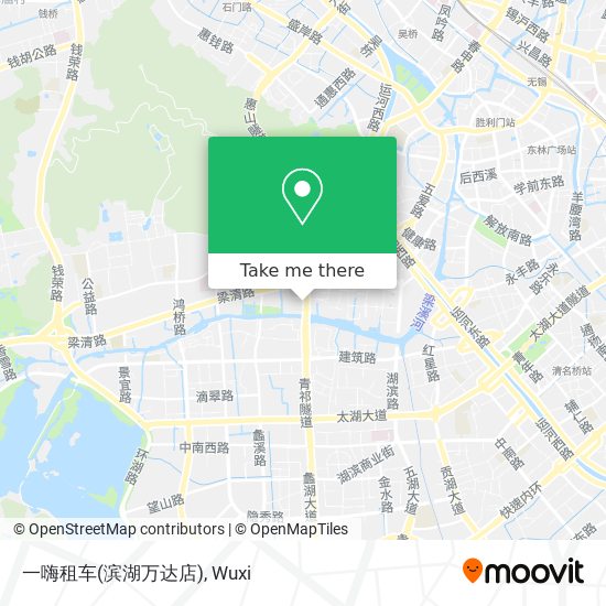 一嗨租车(滨湖万达店) map