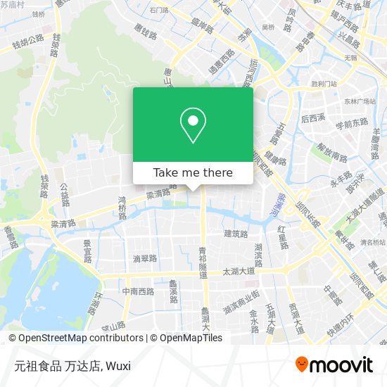 元祖食品 万达店 map