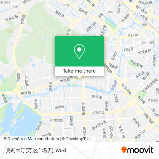 克莉丝汀(万达广场店) map
