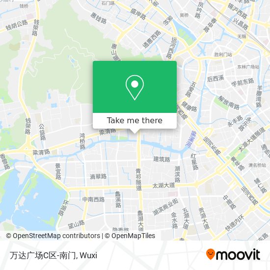 万达广场C区-南门 map
