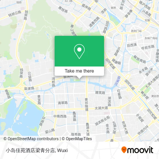 小岛佳苑酒店梁青分店 map