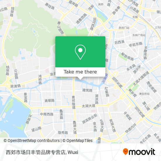 西郊市场日丰管品牌专营店 map