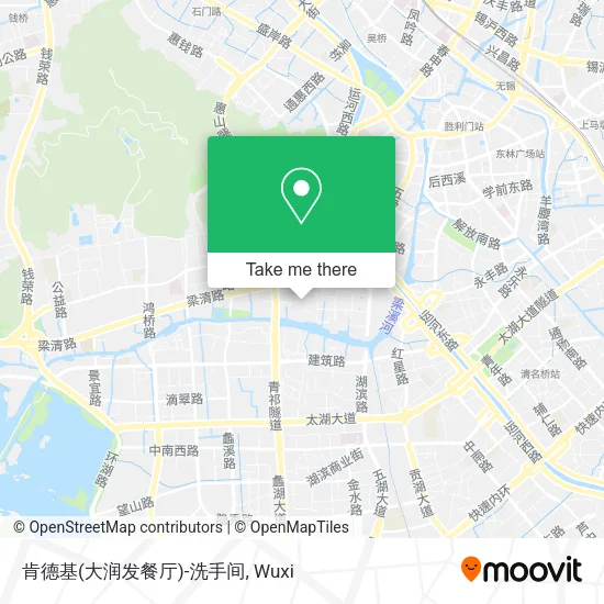 肯德基(大润发餐厅)-洗手间 map