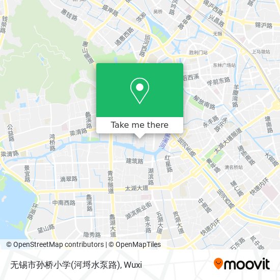 无锡市孙桥小学(河埒水泵路) map