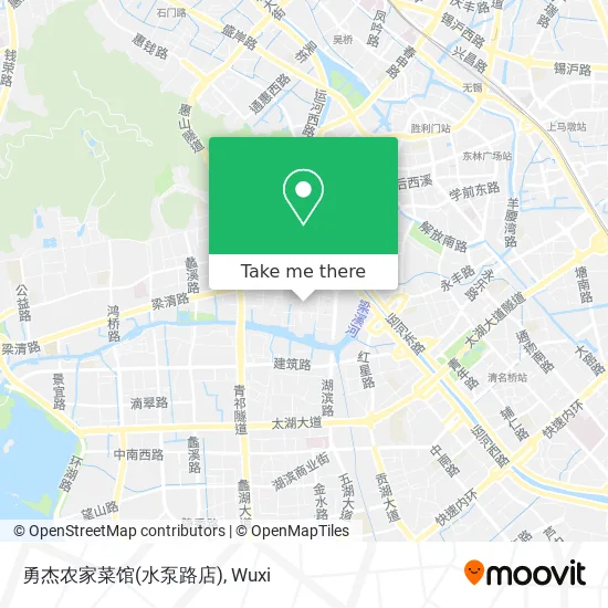 勇杰农家菜馆(水泵路店) map