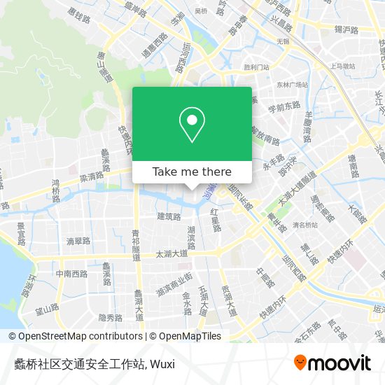 蠡桥社区交通安全工作站 map