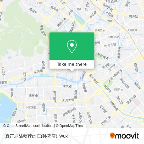 真正老陆稿荐肉庄(孙蒋店) map