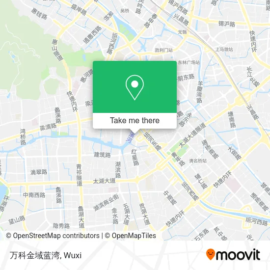 万科金域蓝湾 map