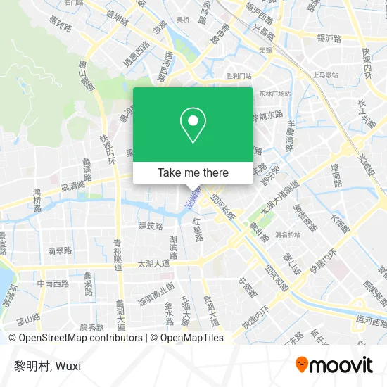 黎明村 map