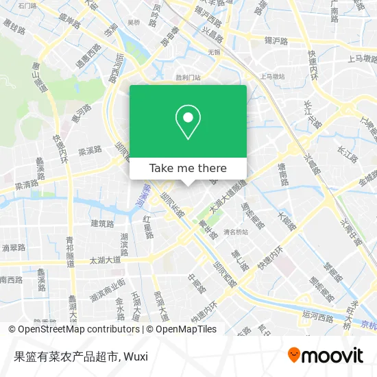 果篮有菜农产品超市 map