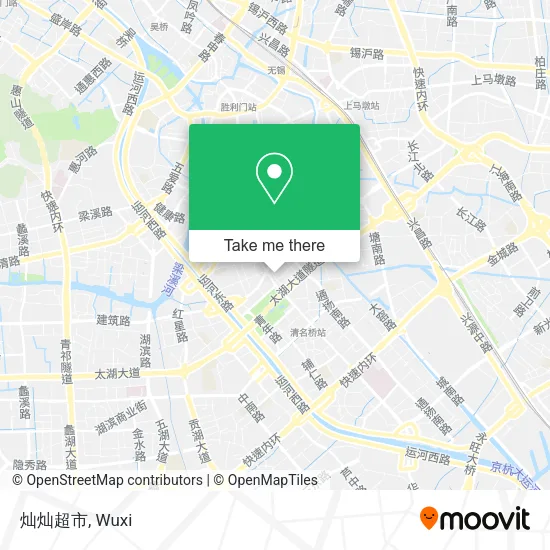 灿灿超市 map