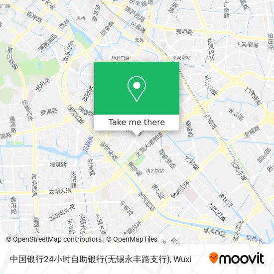 中国银行24小时自助银行(无锡永丰路支行) map