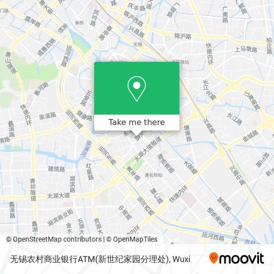 无锡农村商业银行ATM(新世纪家园分理处) map