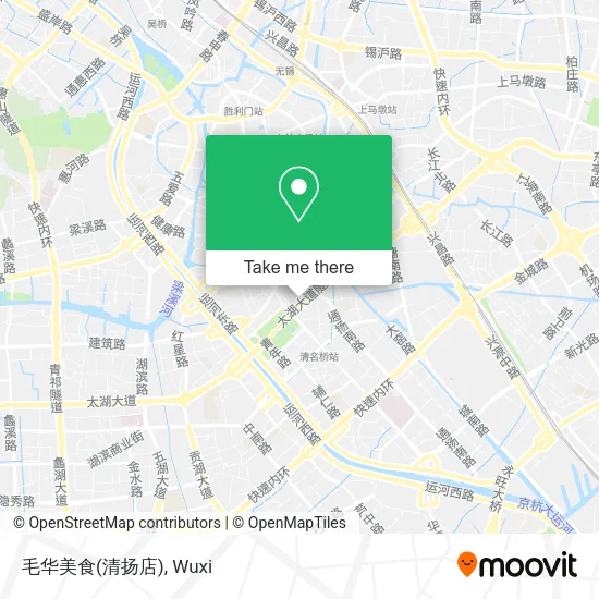毛华美食(清扬店) map