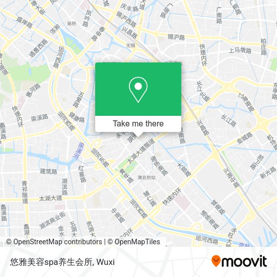 悠雅美容spa养生会所 map