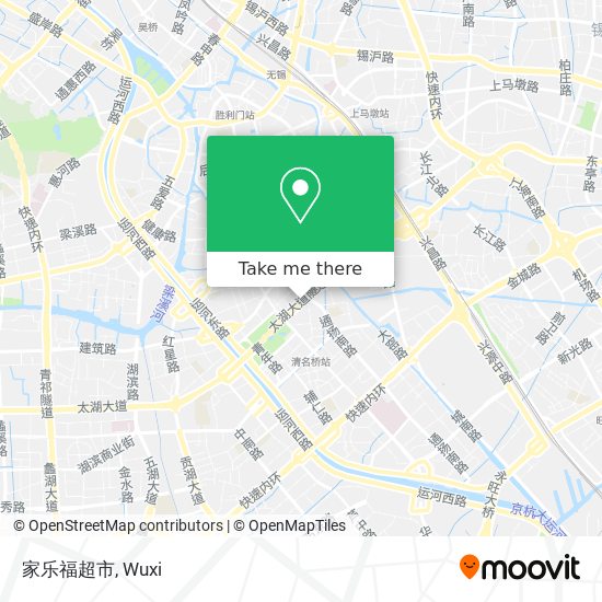 家乐福超市 map