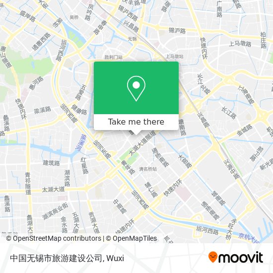 中国无锡市旅游建设公司 map